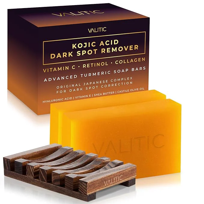 Elegant VALITIC Kojic Acid Dark Spot Remover Soap Bars Healthy