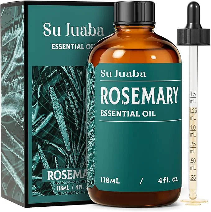 Versatile SU JUABA 4 Fl Oz Rosemary Essential Oil Pure Natural Aromatherapy Oil