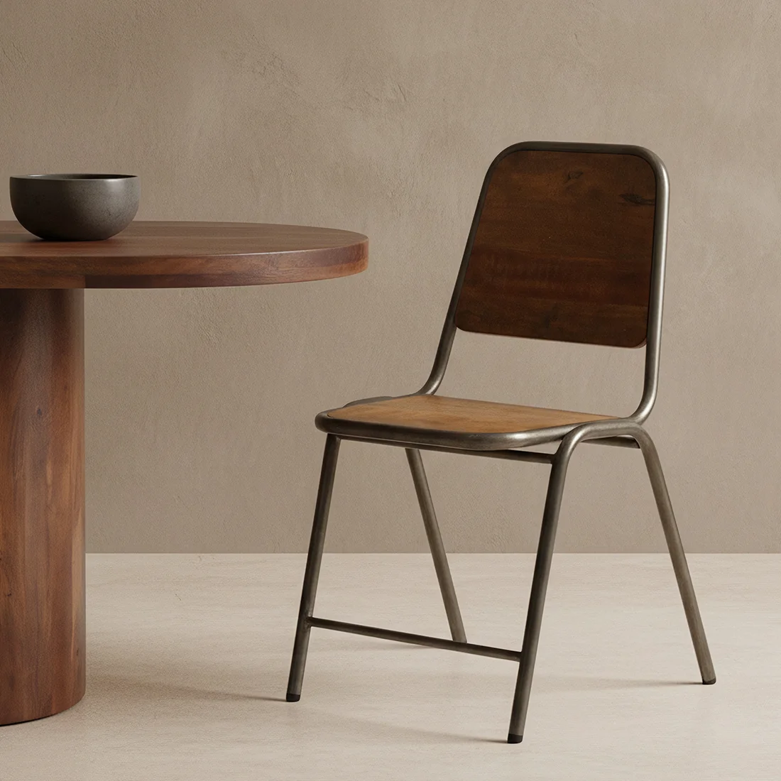 Comfortable Factory eetkamerstoel stapelbaar Durable