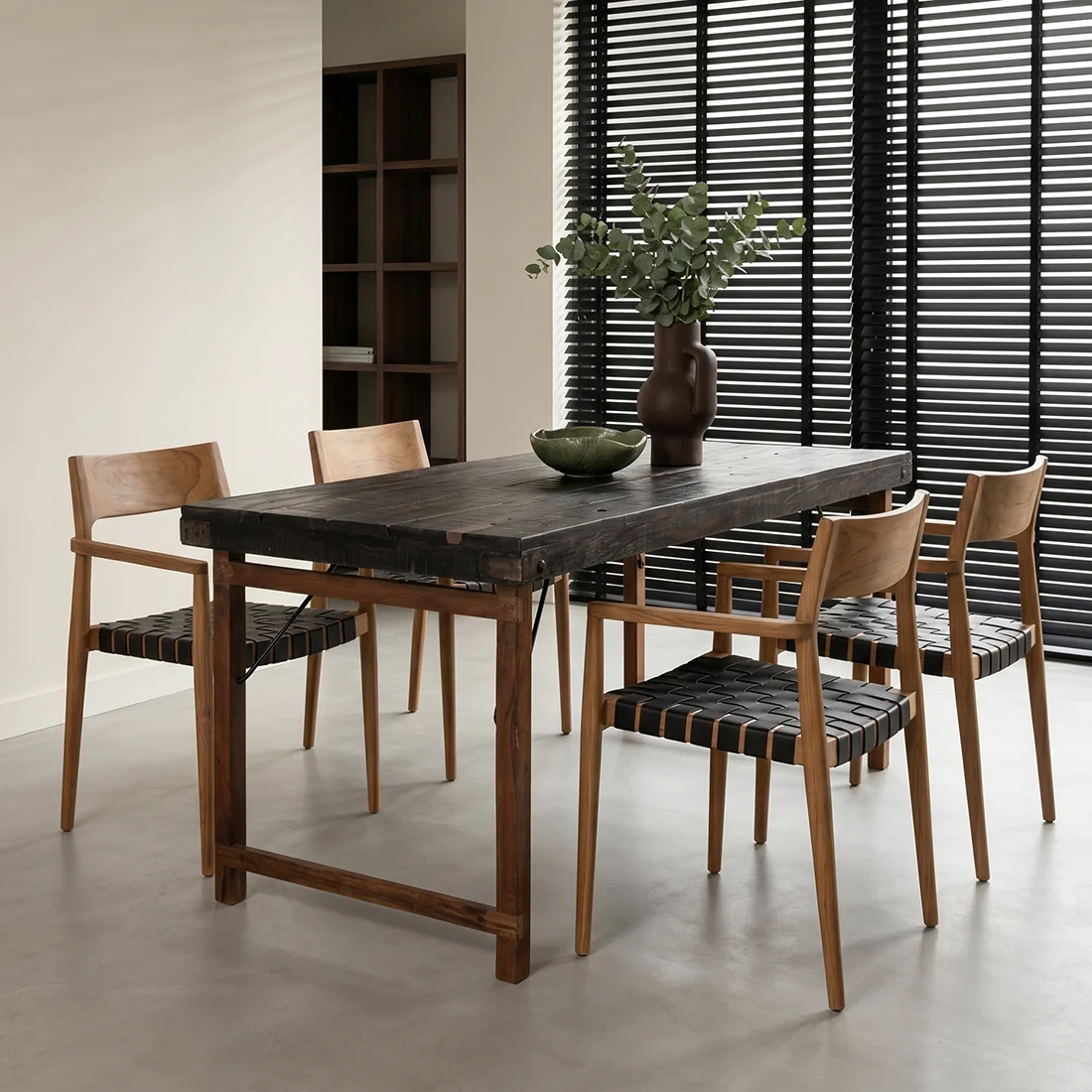 Premium Eettafel zwart opklapbaar High-Performance
