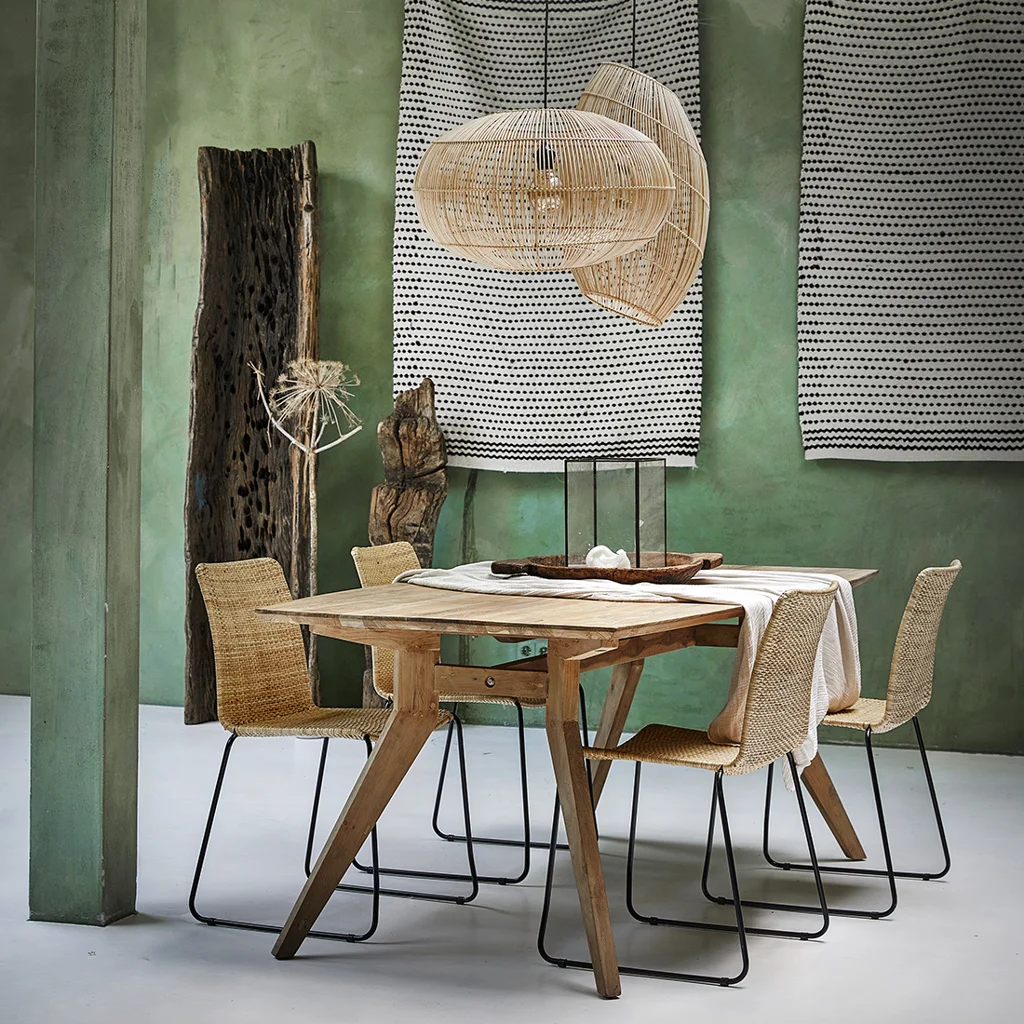 Consistent Studio teak rectangular table natural Comfortable