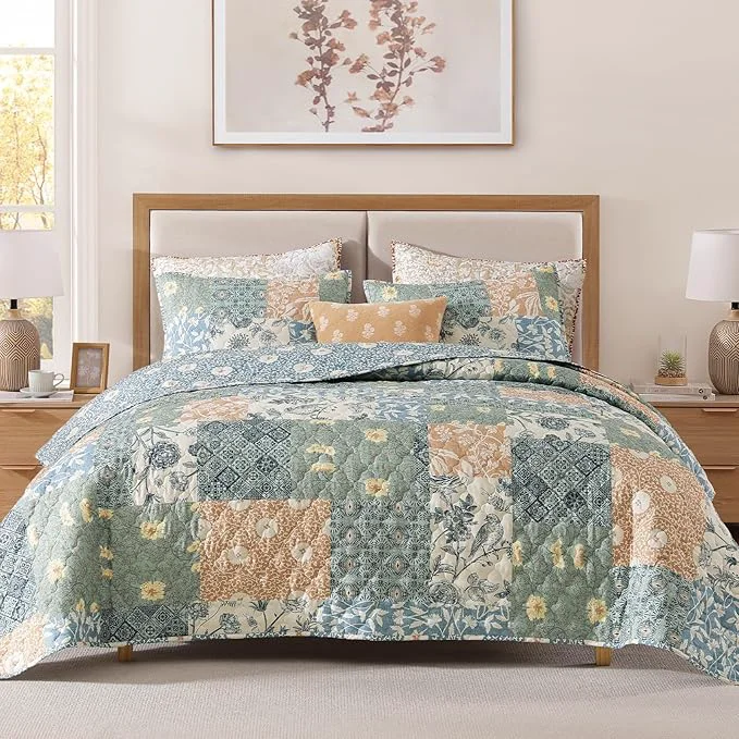 Exclusive CASAAGUSTO King Size Quilt Set Optimized