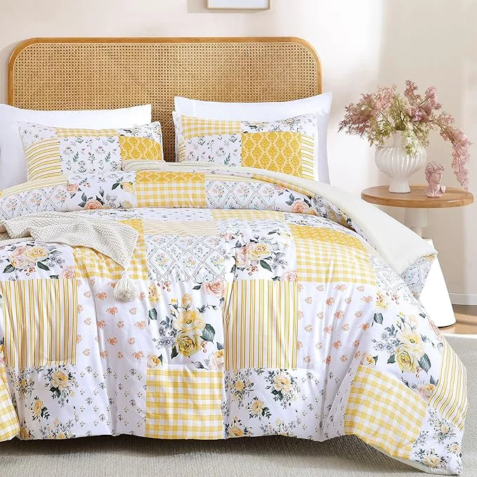 Efficient YIKUSH Full Comforter Set Contemporary