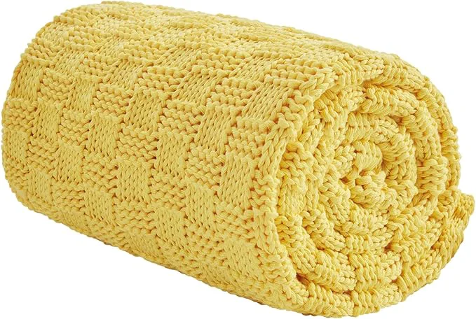 Dependable Knitted Weighted Blanket for Adult No Beads Heavy Blanket 60 x 80” 20lbs Elite