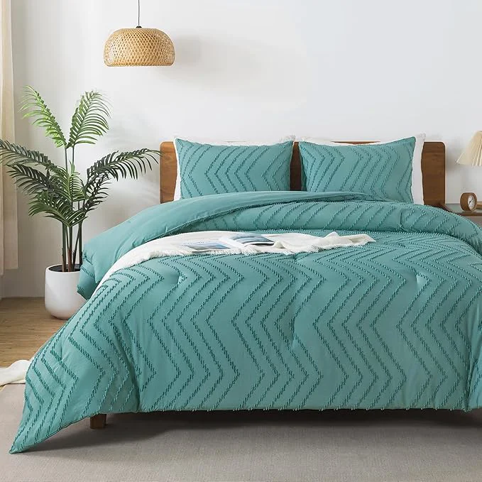 Sustainable Andency Grayish Teal Twin Twin XL Comforter Set Twin Bed Comforter Convenient