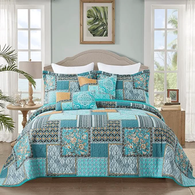 Expertly Made BEDIFANY Cotton California King Size Quilt Reliable