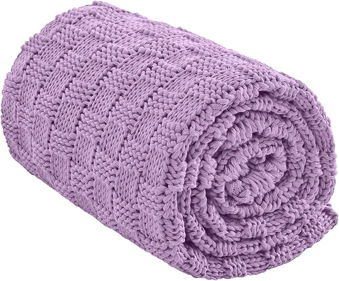 Prestigious Knitted Weighted Blanket for Adult No Beads Heavy Blanket 48 x 72” 10lbs Flexible