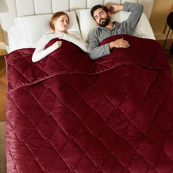 Safe L'AGRATY Queen King Size Weighted Blanket Relaxed