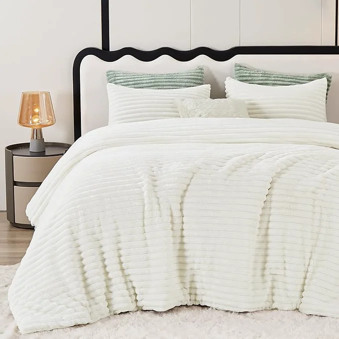 Stylish CozyLux Fluffy Full Size Comforter Sets Dependable