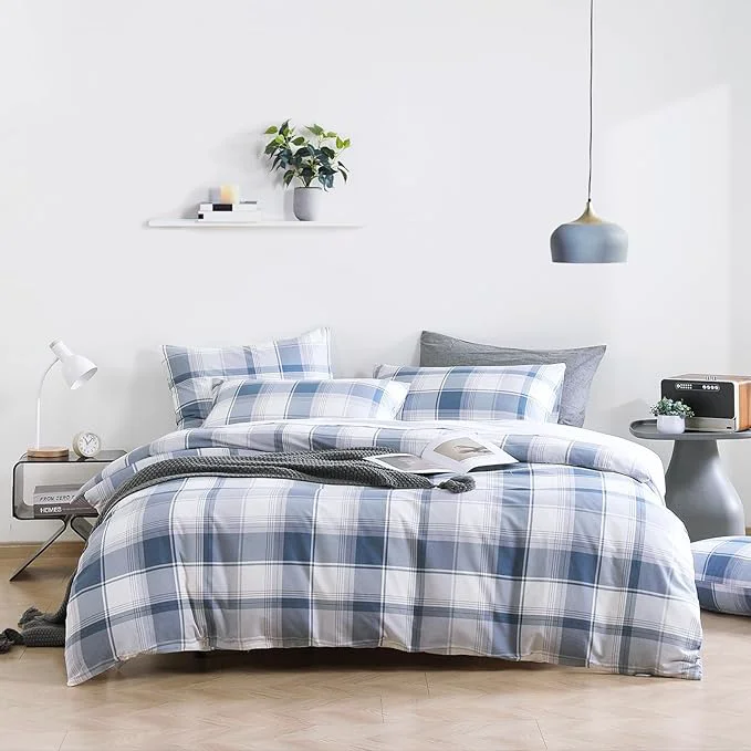 Specialty LEMIROE Vintage Cotton Comforter Queen Size 3Pcs Flexible