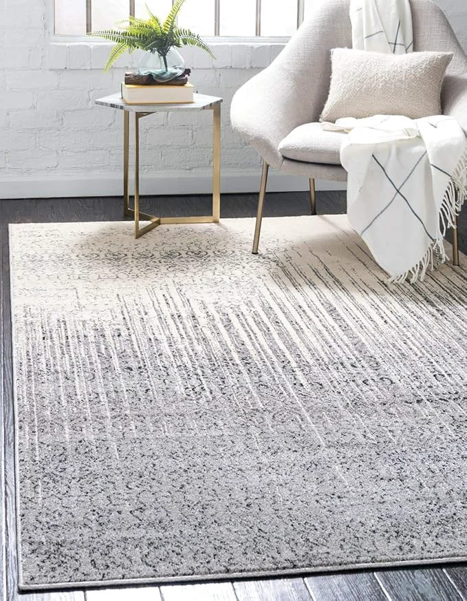 Versatile Unique Loom Del Mar Collection Area Rug Long-Lasting