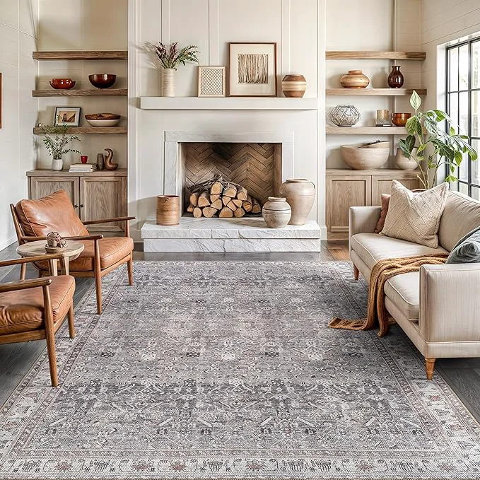 Elegant Bloom Rugs Washable Non-Slip 8′ x 10′ Rug World-Class