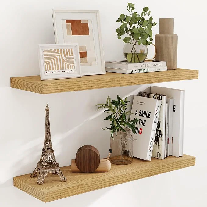 High-End Fun Memories Floating Shelves for Wall 36 x 9.3 Large Floating Shelf Wall Artisan