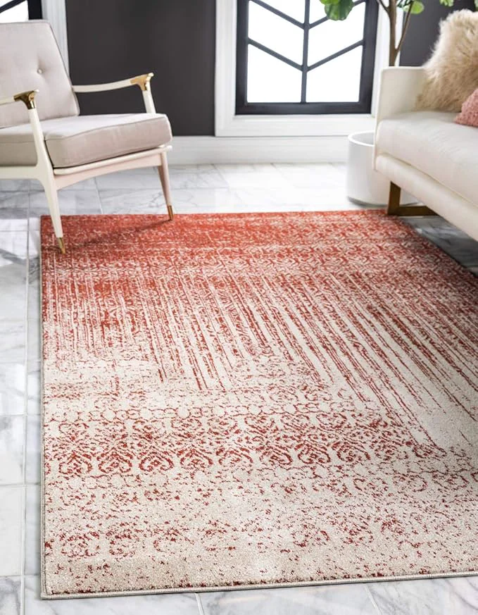 Flexible Unique Loom Del Mar Collection Area Rug