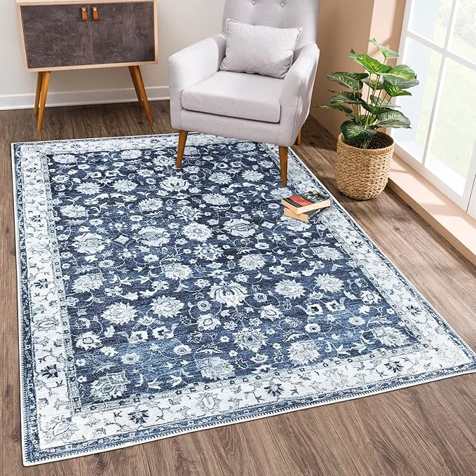 Safe Bloom Rugs Washable Non-Slip 5′ x 7′ Rug Recyclable