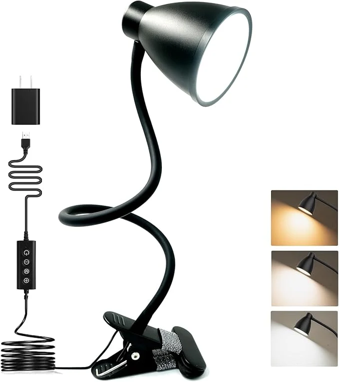 Proven BOHON Desk Lamp 5 Color Modes 10 Brightness Dimmer Reading Light 10W 38 LED Modern