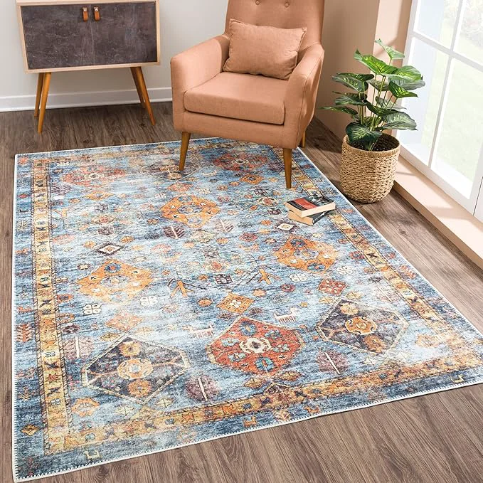 Original Design Bloom Rugs Washable Non-Slip 8′ x 10′ Rug Fast