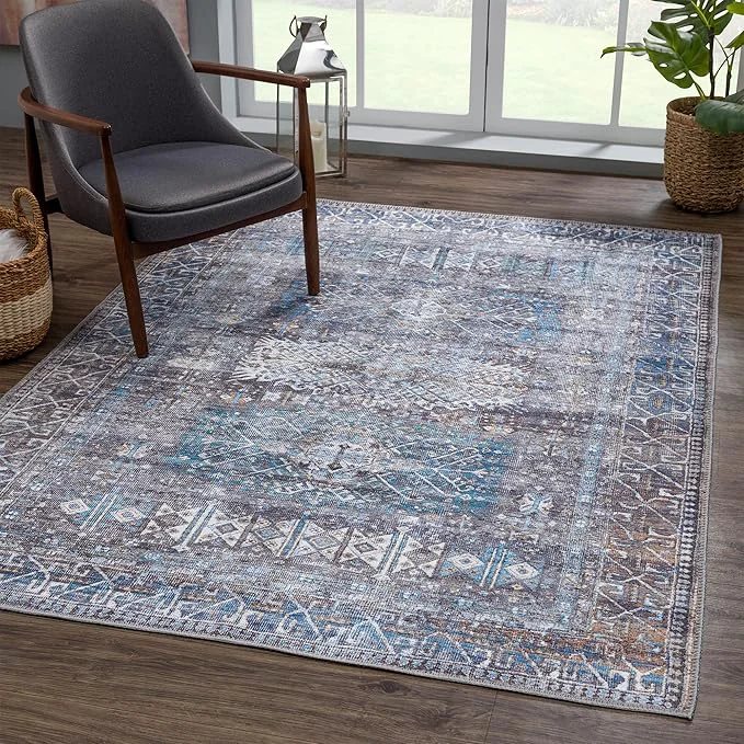 Elegant Bloom Rugs Washable 9′ x 12′ Rug Exceptional