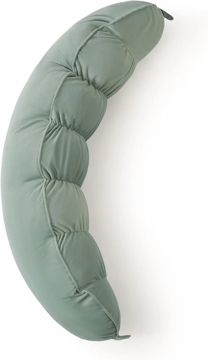 Reusable Peallow – Long Round Body Pillow Natural