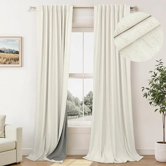 Durable Custom 105 Inch Curtains for Nursery Cute Extra Long 100 Percent Blackout Kids Fine