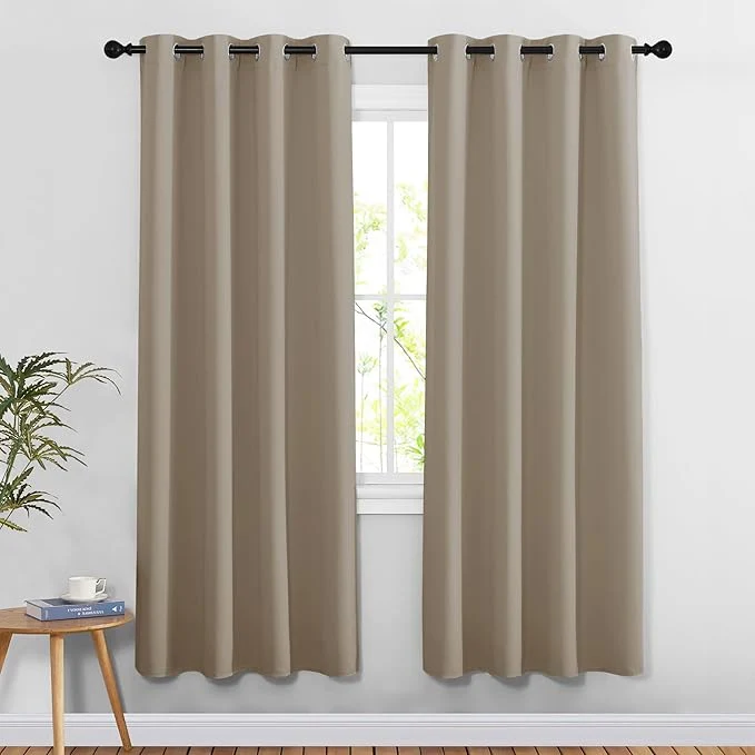 Environmentally Friendly NICETOWN Doorway Curtains for Living Room 78 inches Long Grommet Privacy Light Easy-to-Use