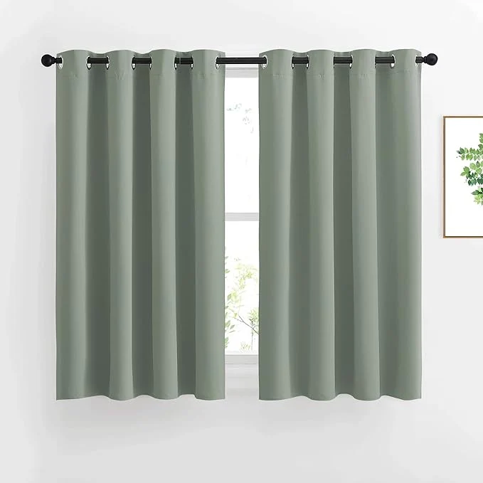Flexible NICETOWN Blackout Curtains 54 inch Length Safe