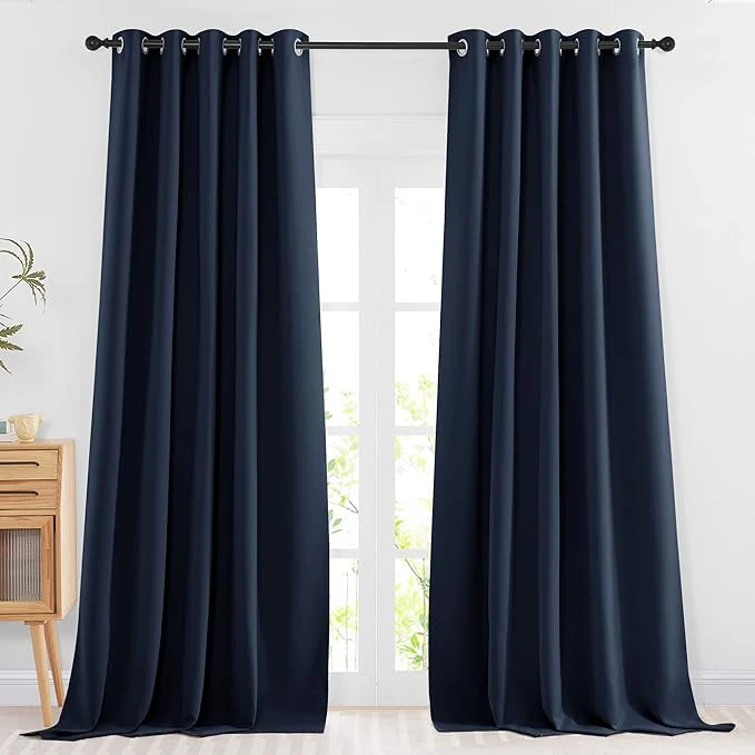 Secure NICETOWN Blackout Living Room Curtains 102 inches Long Superior