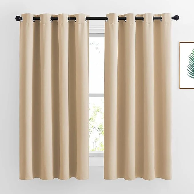 First-Class NICETOWN Bedroom Curtains Room Darkening Draperies User-Friendly