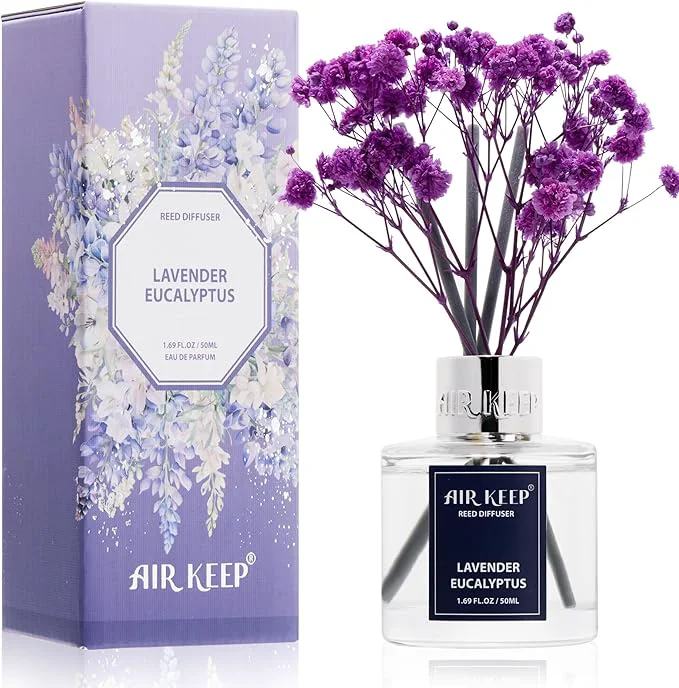 Lightweight Airkeep Reed Diffuser Set 1.69 fl oz Elegant