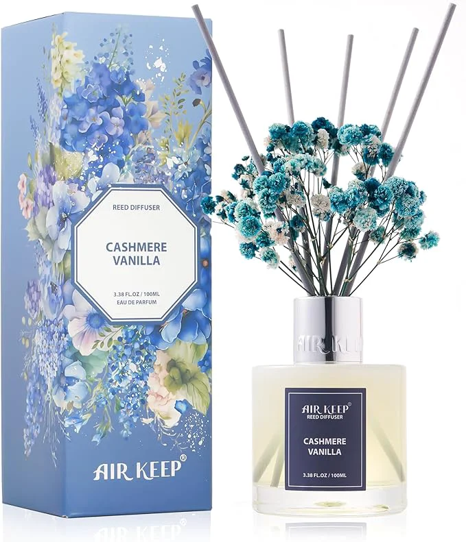 Pure Airkeep Reed Diffuser Set 3.38 fl oz Green
