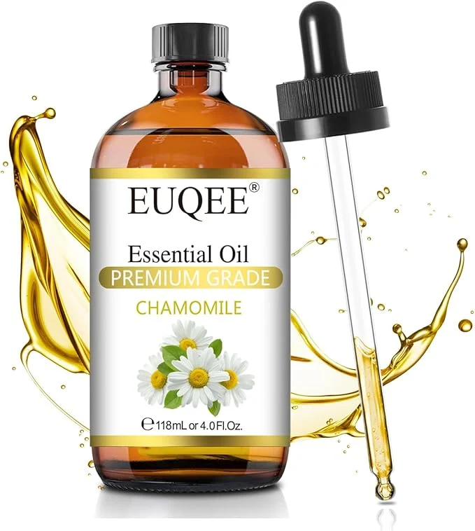 Powerful EUQEE Chamomile Essential Oil 118ml Pure Chamomile Oil Aromatherapy Essential Exceptional