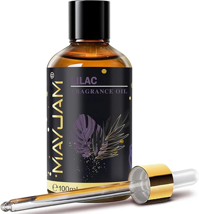 Genuine Lilac Fragrance Oil Essential Oil MAYJAM 3.38FL.OZ Lilac Oil Green