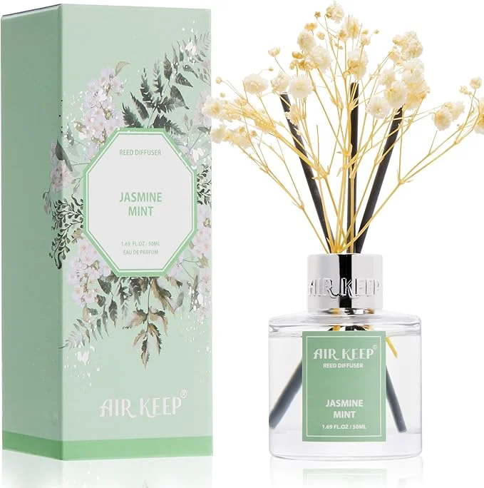 Soft Airkeep Reed Diffuser Set 1.69 fl oz Lightweight