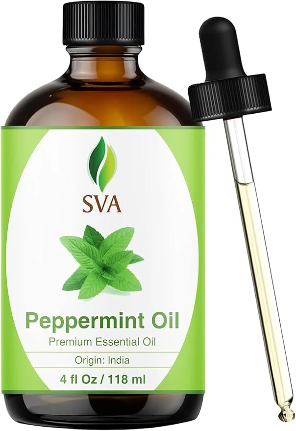 Secure SVA Peppermint Essential Oil – 4 Fl Oz – Natural Peppermint Oil Powerful