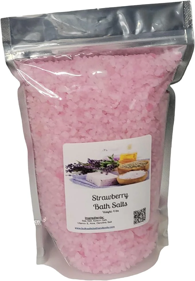 Smooth Bath Salts 4lb Bag Choose Your Scent Epsom Salt Sea Salt Bathing Long-Lasting