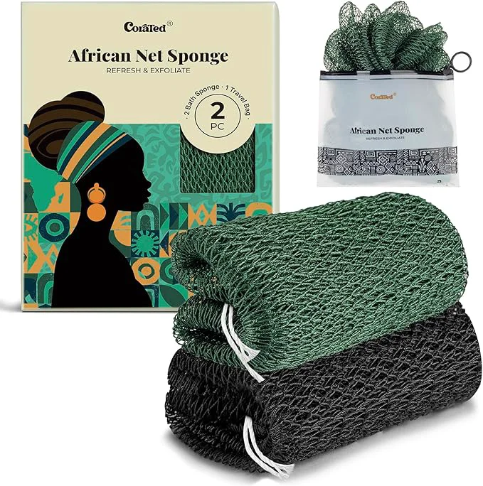 Premium CORATED African Net Sponge Refined