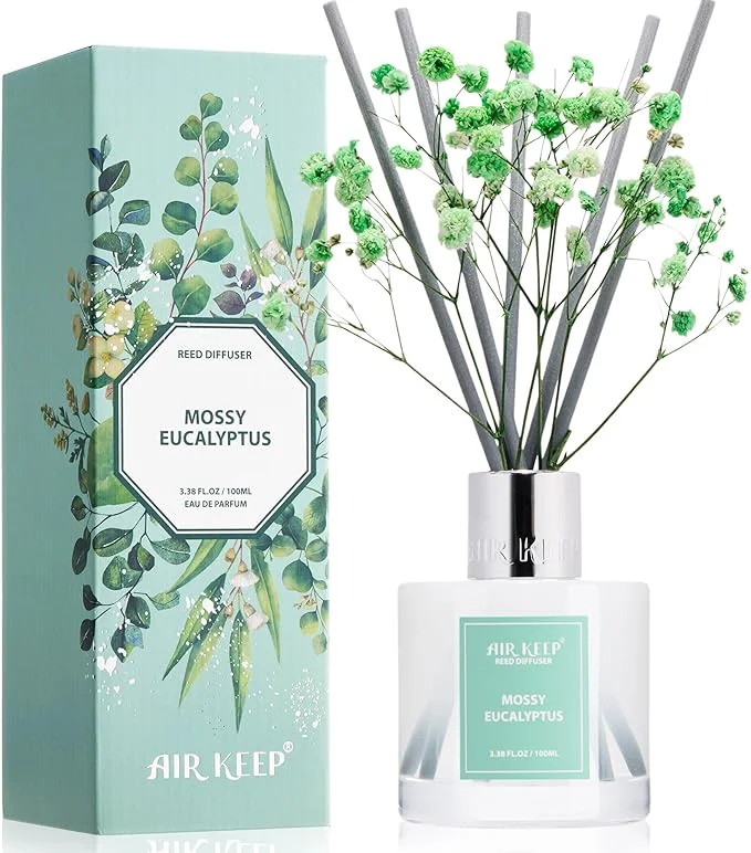 Casual Airkeep Reed Diffuser Set 3.38 fl oz Excellent