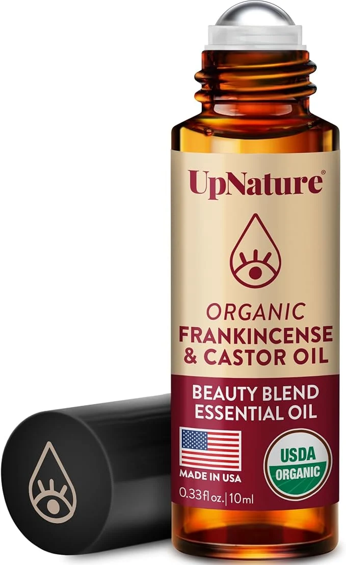 Crafted UpNature Beauty Castor Oil Roll On Eye Roller Proven
