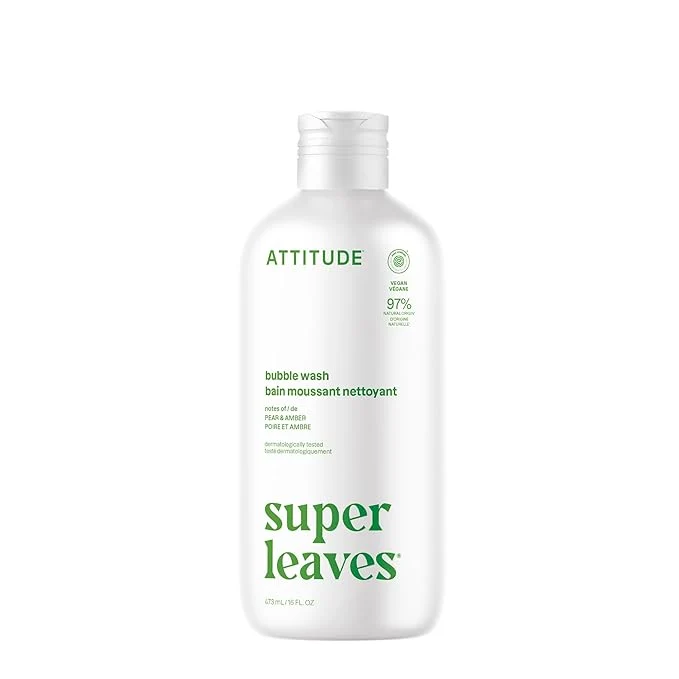 Top-Quality ATTITUDE Bubble Bath EWG Plant and Mineral-Based Dermatologically Carefully Designed
