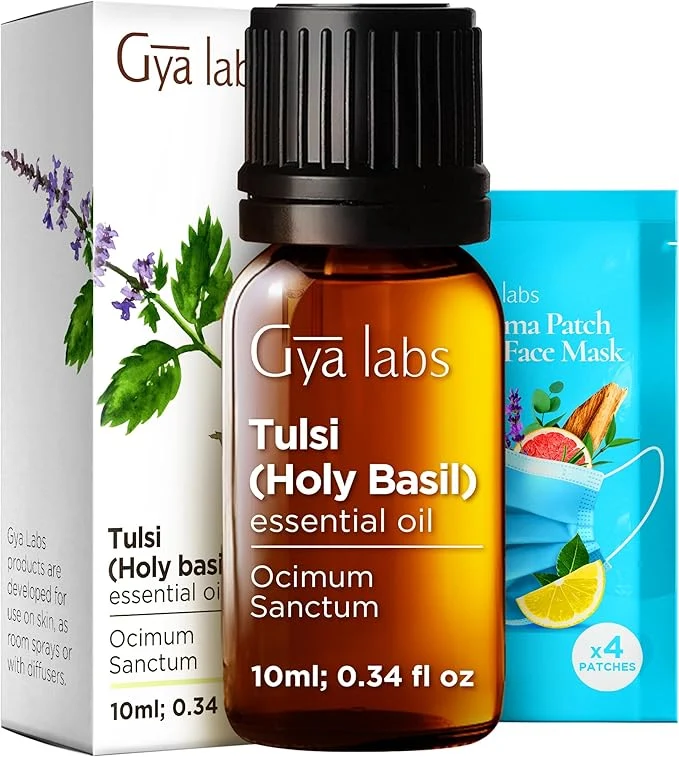 Secure Pure Holy Basil Essential Oil Long-Lasting