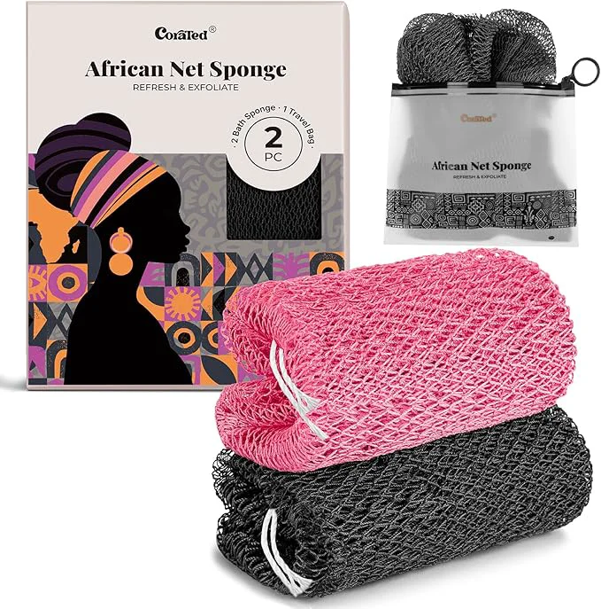 Elegant CORATED African Net Sponge Official