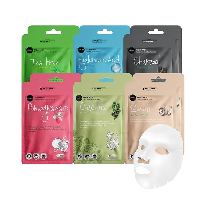 Exceptional Celavi Essence Facial Face Mask K-Beauty Skincare Korea Skin Care Moisturizing Contemporary