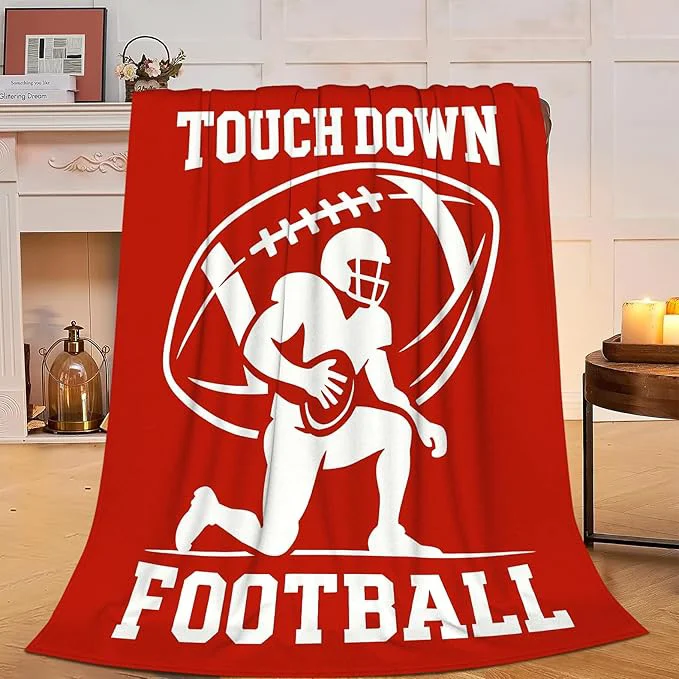 Casual American Football Blanket Super Soft Warm Fluffy Fleece Flannel Ball Sports Throw Blanket Cozy Fuzzy Plush Stuff Bedding Blankets Gifts for Teens Boys Kids Women Girls Adults 50 quot X40 quot Proven
