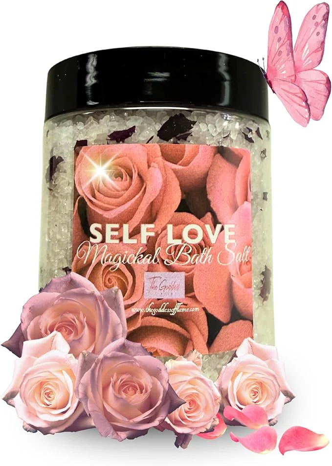 Luxury Self Love Bath Salts – Dead Sea Salt Bath Soak Fine Crafted