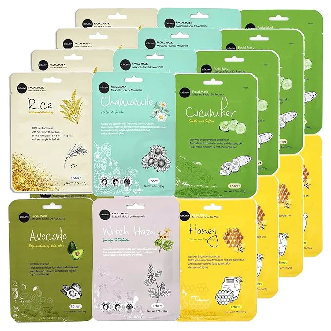 High-Grade Celavi Essence Facial Face Mask K-Beauty Skincare Korea Skin Care Moisturizing Elegant
