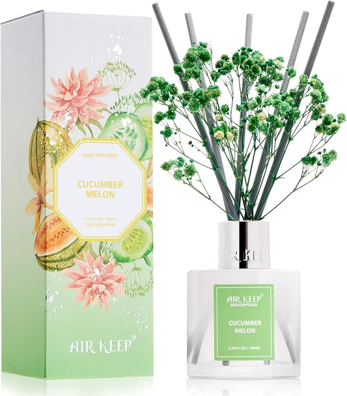 Exclusive Airkeep Reed Diffuser Set 3.38 fl oz Optimized