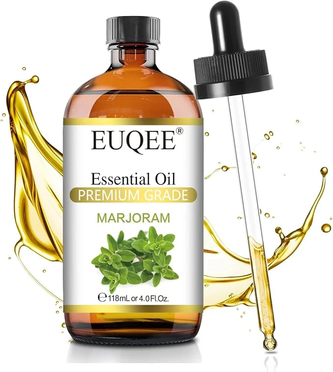 High-End EUQEE Marjoram Essential Oil 118 ml Large Bottle Premium Marjoram Oil Smooth