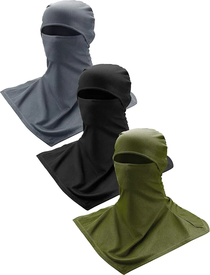 Effective SATINIOR 3 Piece Balaclava Face Cover Sun Protection Neck Cover Summer Comfortable