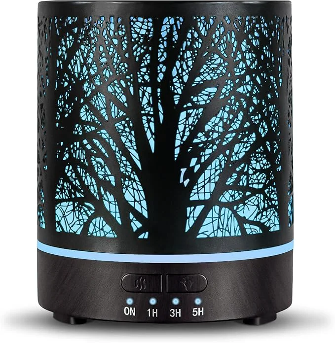 Verified EQUSUPRO Essential Oil Diffuser 300ml Metal Electric Ultrasonic Diffuser Easy-to-Use