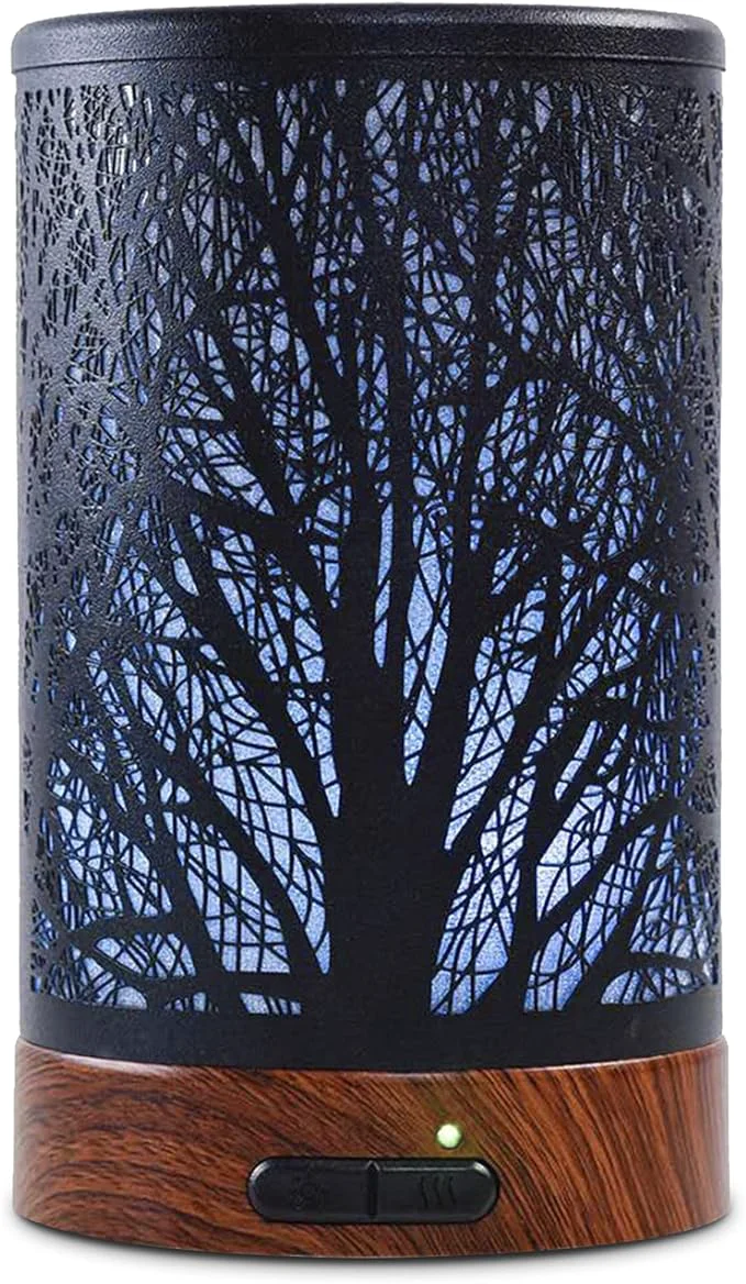Practical EQUSUPRO Essential Oil Diffuser 150ml Black Metal Aromatherapy Oil Diffuser Consistent